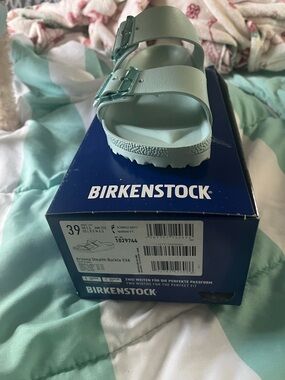 Birkenstock Arizona EVA Sandal in Pale Mint